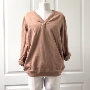 Vintage Taupe Beige Sweatshirt